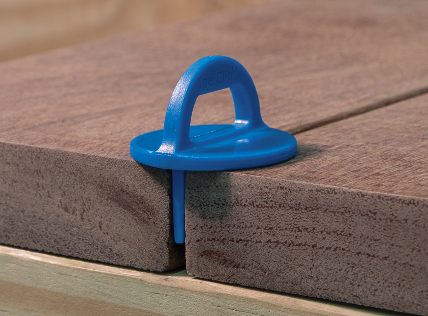 Deck Board Spacer 1/8 inch Blue