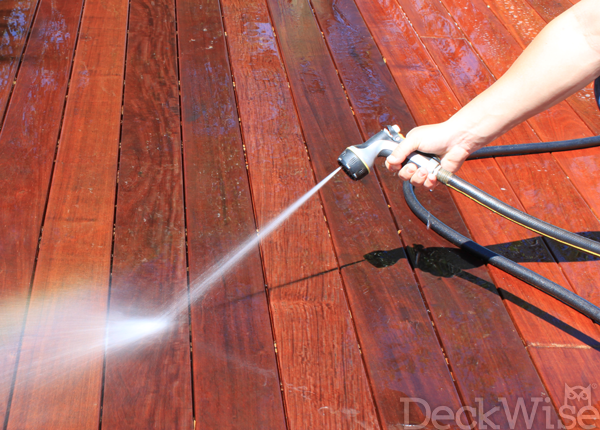 DeckWise Cleaner and Brightener application step 2