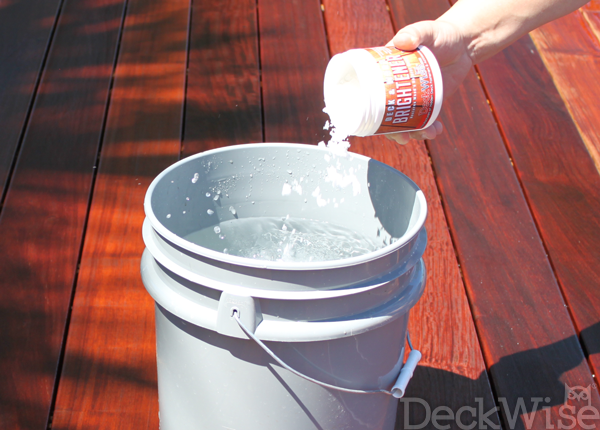 DeckWise Cleaner and Brightener application step 5
