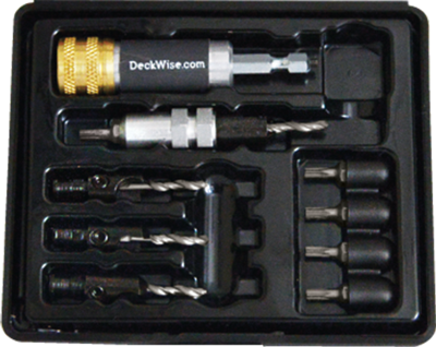 Drill and Drive tool kit case opened