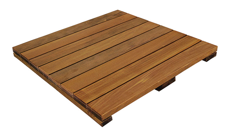 Ipe WiseTile® hardwood deck tile