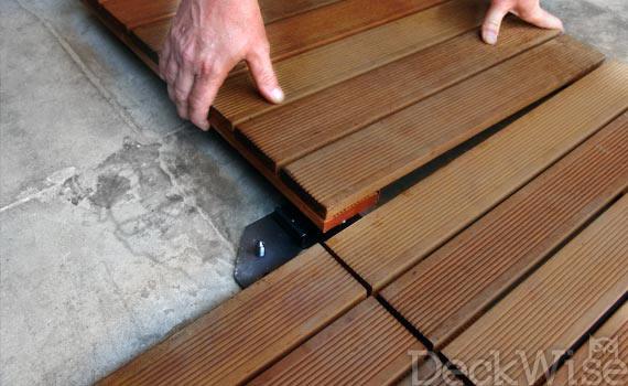 Process of Installing Deck Tiles