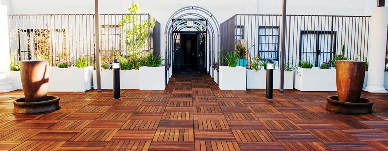 Ipe Wood Tiles by Bison - DecksDirect