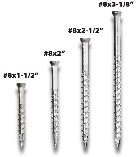 Stainless Steel Trim-Head Painted Deck Screws | DeckWise